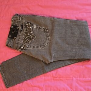 Miss Me Women's Gray Skinny Jeans